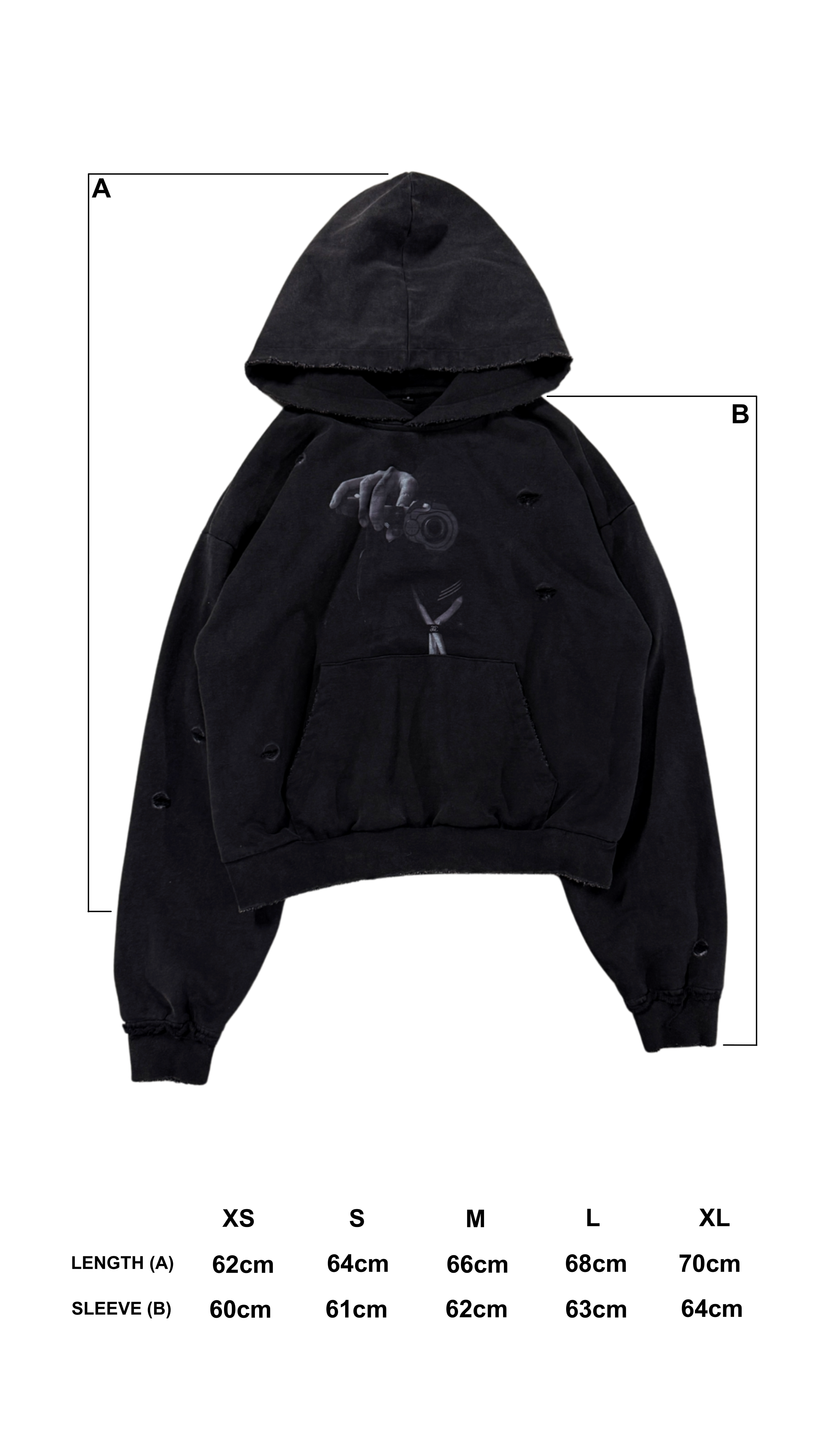 “POINT BLANK” HOODIE