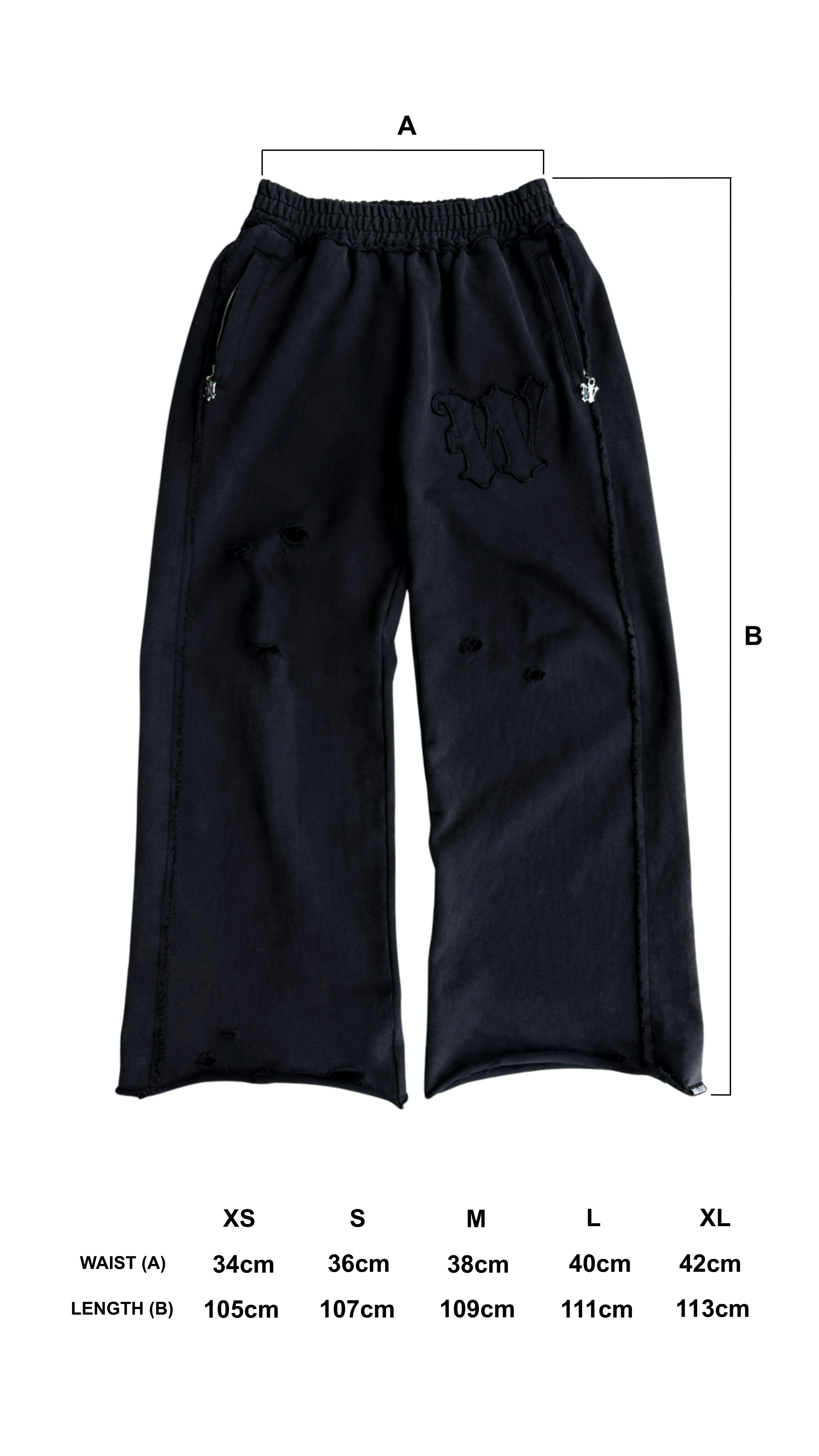 "DISTRAUGHT" SWEATPANTS