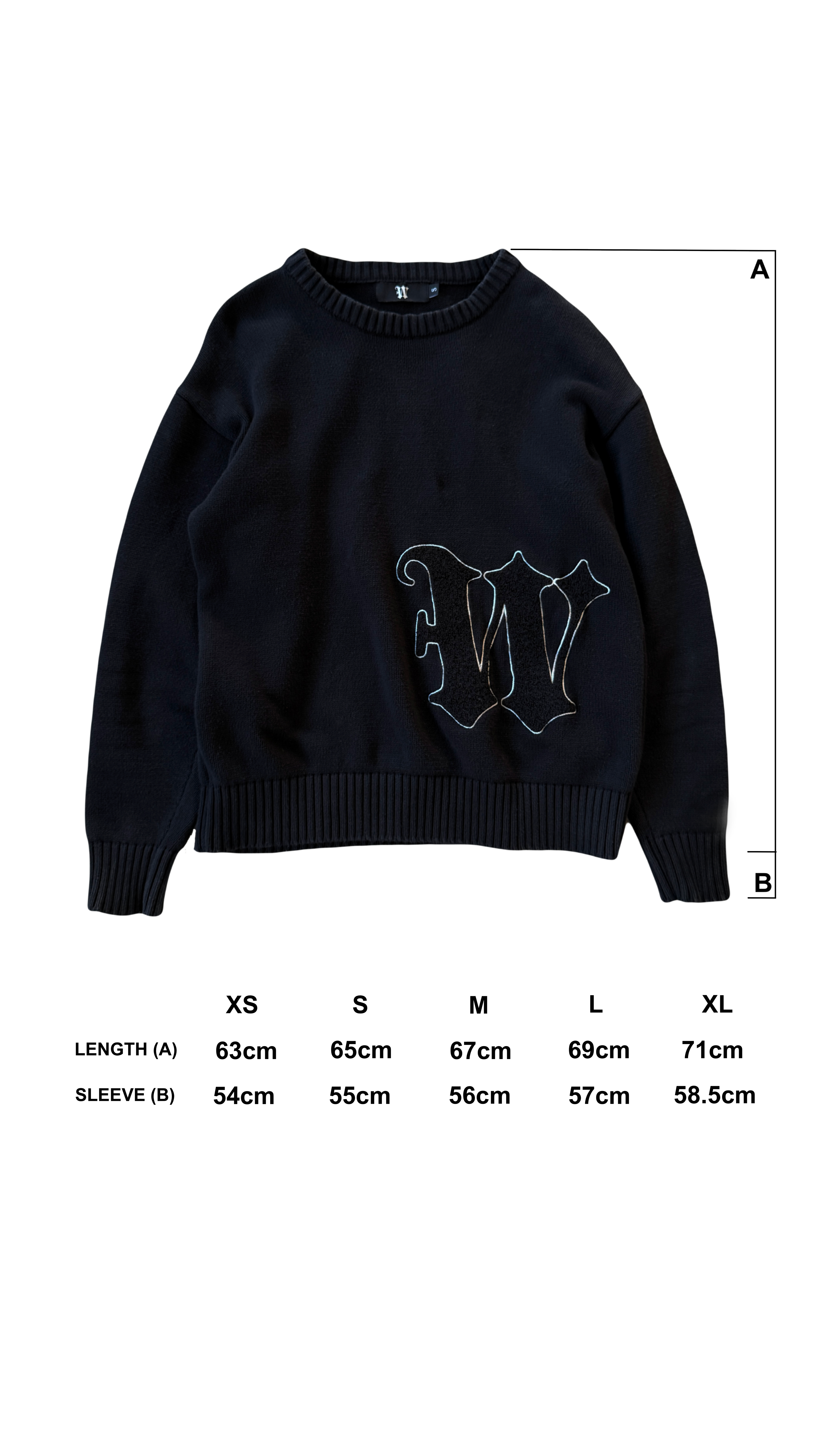 WEUP SWEATER - BLACK