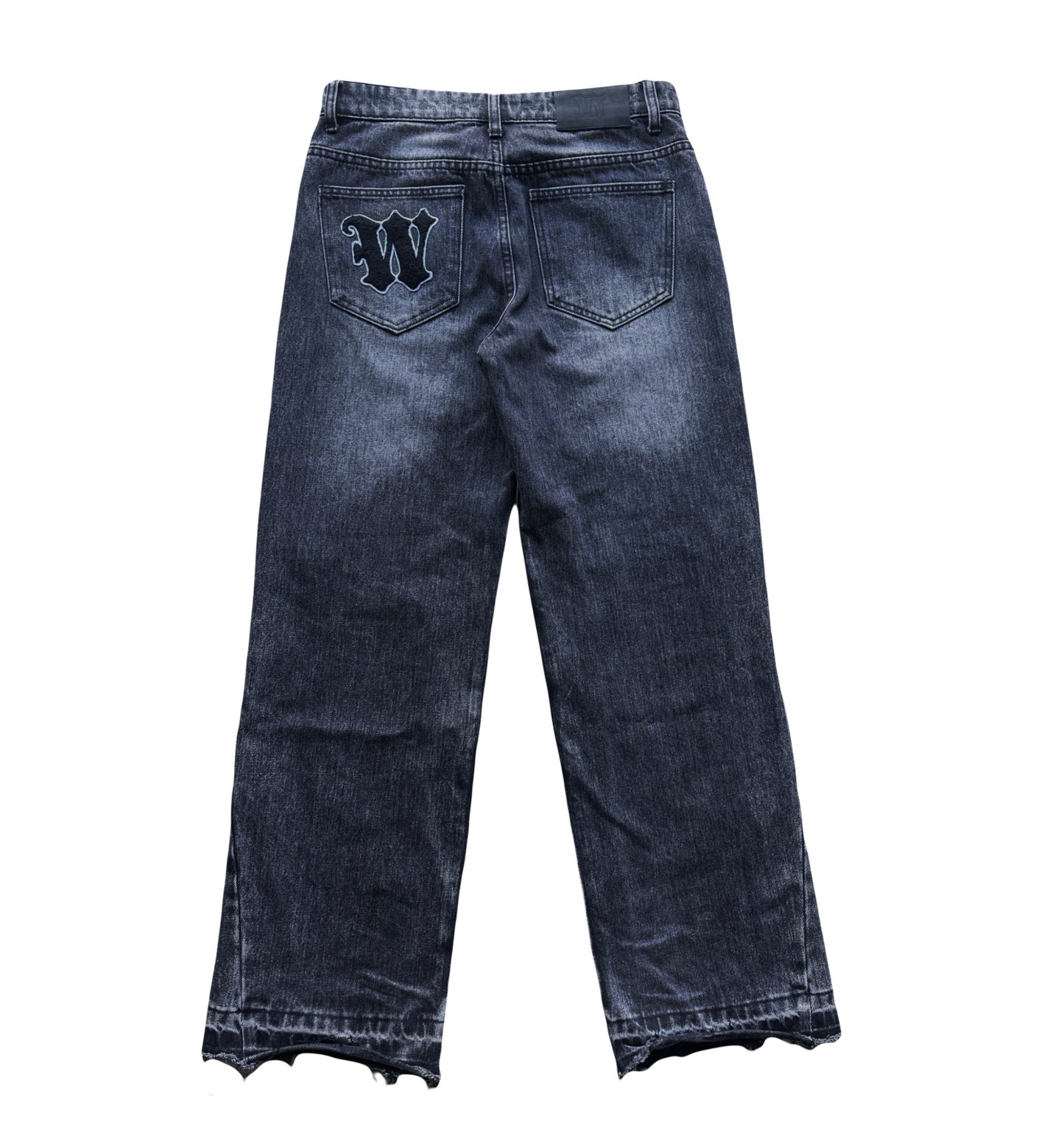FLARED DENIM - ASH