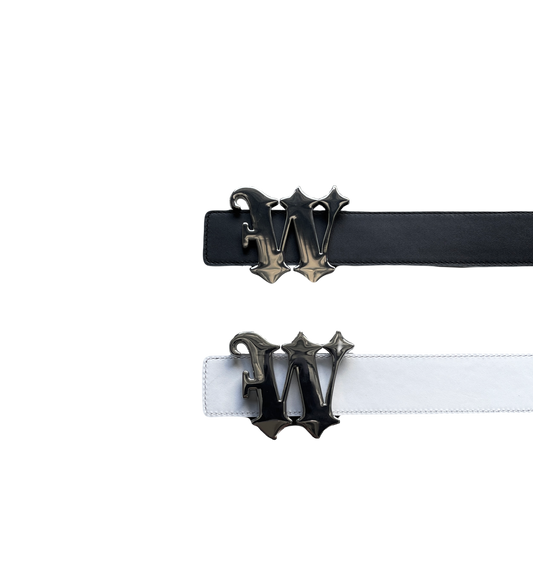 WEUP BELT - (REVERSIBLE) BLACK/WHTE